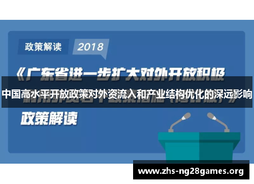 中国高水平开放政策对外资流入和产业结构优化的深远影响 中国高水平开放政策对外资流入和产业结构优化的深远影响
